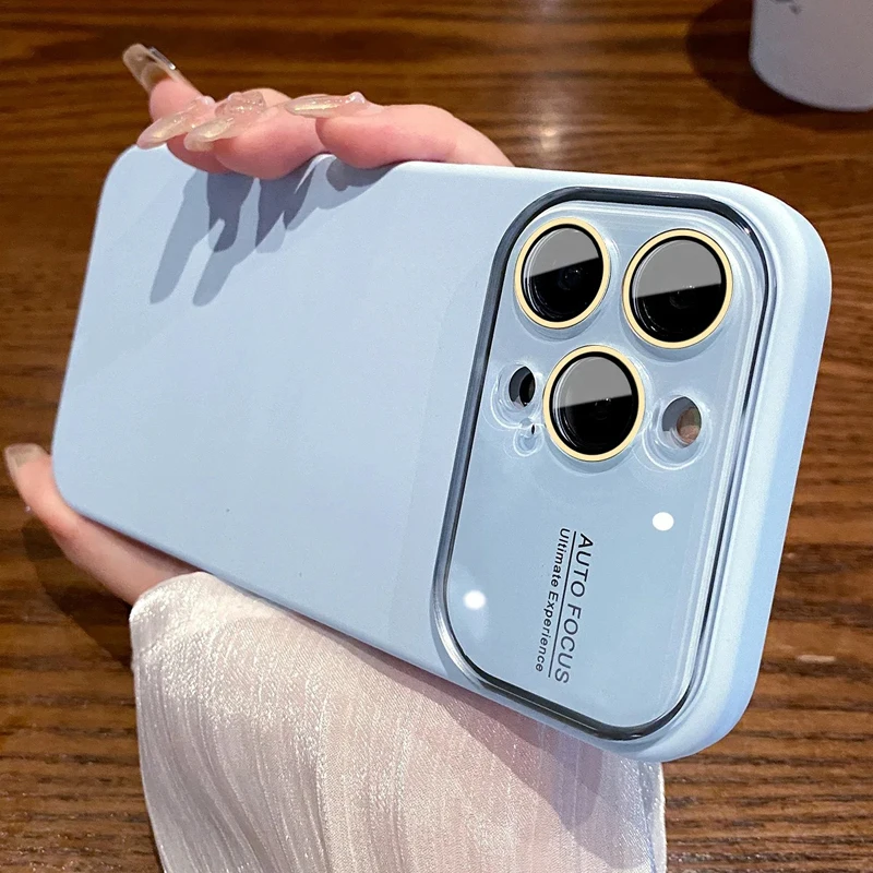 Liquid Silicone Case For Iphone With Full Camera Protection_voghion.com