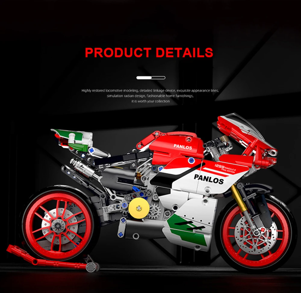 Compatible avec LEGO Technic Ducati V2