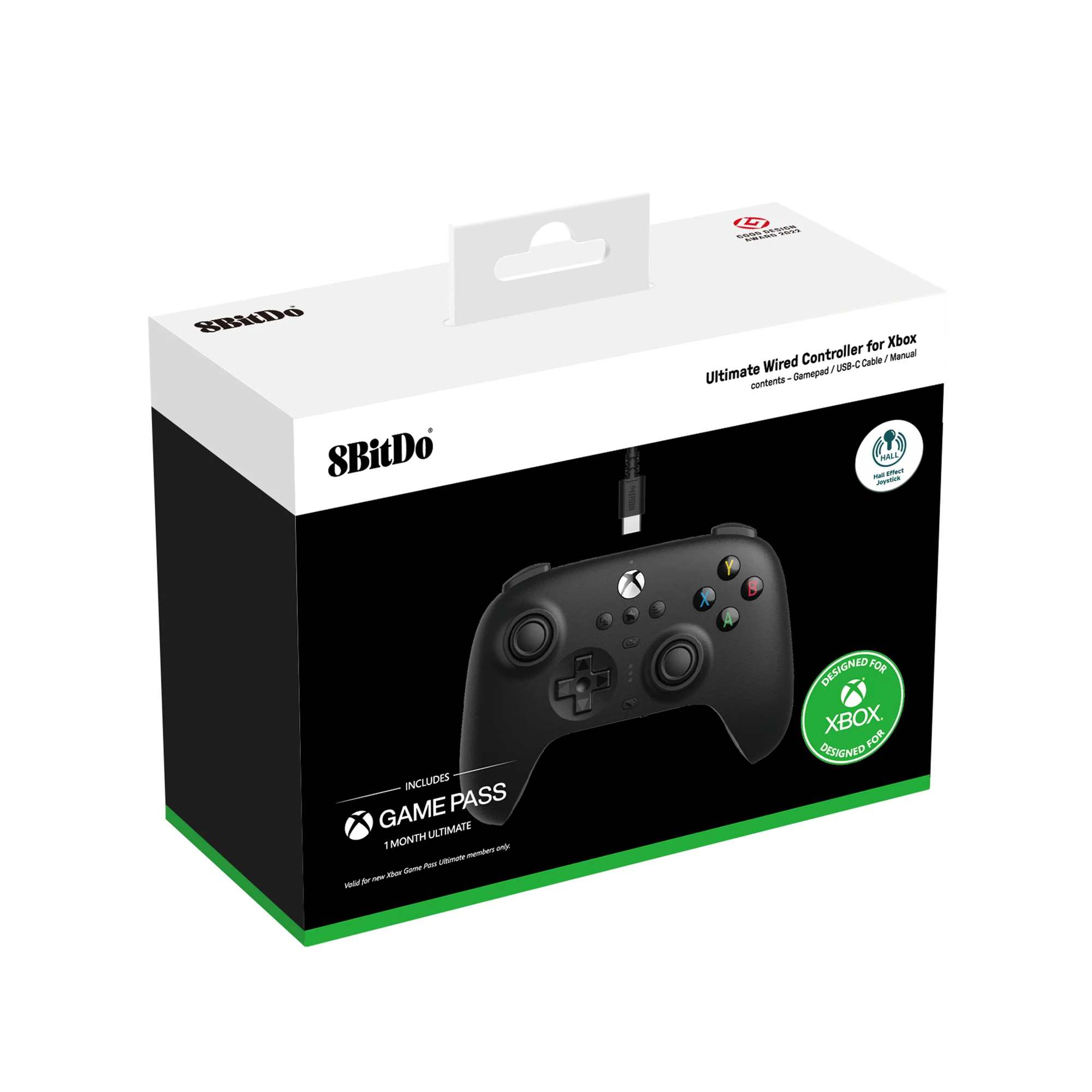 8bitDo Ultimate Controller BT ブラック 8BitDo Ultimate 3-mode Controller for Xbox (Wired for Xbox