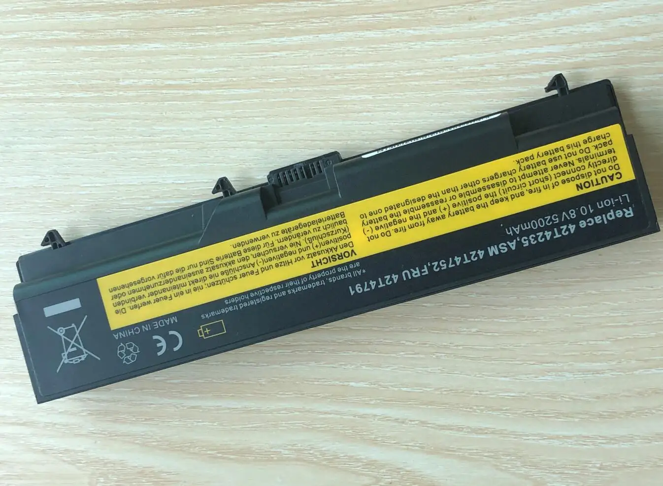 Bateria do Portátil para Thinkpad Lenovo L512 L412 L520 E425 E520 E525 W520 T410 T420 T510 T520 T520 T520 42t4751 W510 W520 Sl410 Sl510 E40 - Imagem 4