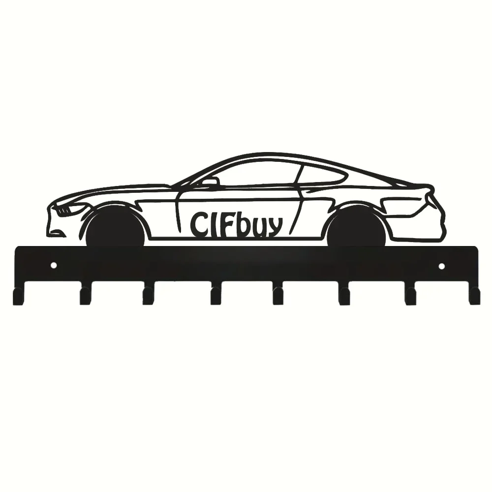 1pc Artistic Decorative Accessories 1pc Racing Car Key Holder Wall Mount for Exquisite Charm 3