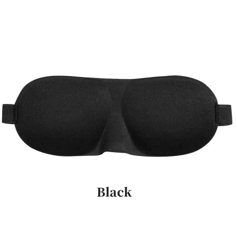 Luxurious 3D Contoured Sleep Mask - Ultimate Comfort & Light Blockout for Restful Sleep