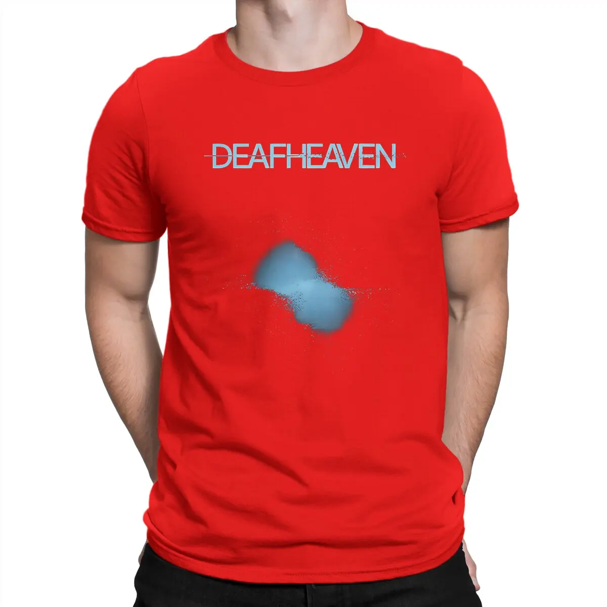 thumbnail image 1 of Camiseta Shellstar Merch para hombre, de Deafheaven Cotton Clothing, increíble camiseta de manga corta con cuello redondo., 1 of 7