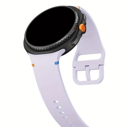 Silicone Smartwatch Band in Classic Style - Premium Accessory Strap - Galaxy Watch 8 40mm (11 Official Purple)