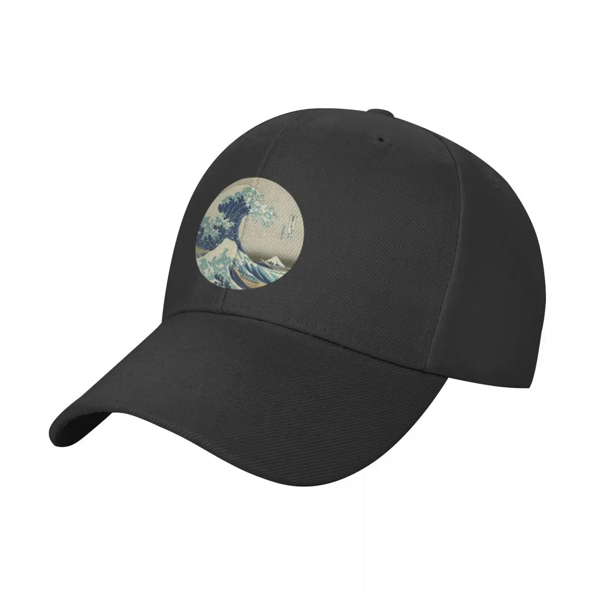

Great Wave off Kanagawa circle Baseball Cap Rave Anime summer hats Gentleman Hat Men Caps Women's