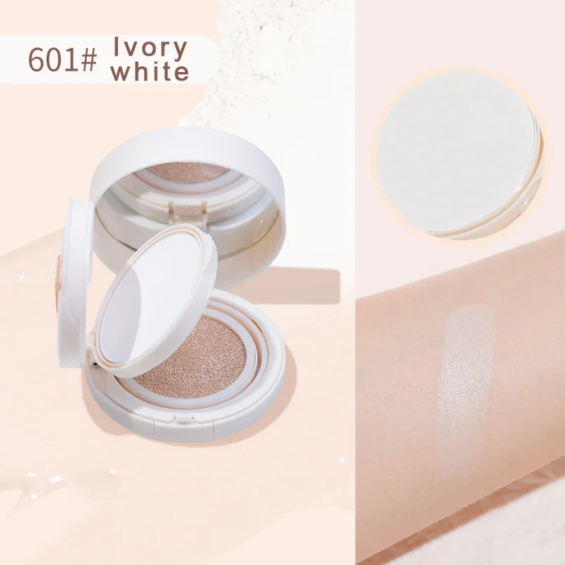 Double Cushion Air Cushion Compact Powder 2-in-1 BB Cream Concealer Setting Translucent Powder High Coverage Base Makeup 5