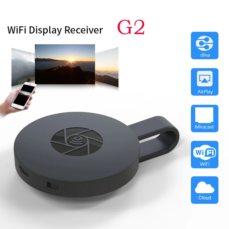 G2 TV Stick for MiraScreen 1080P Display Receiver Anycast HDMI-compatible Miracast  Wifi TV Dongle for Android IOS Mirror Screen