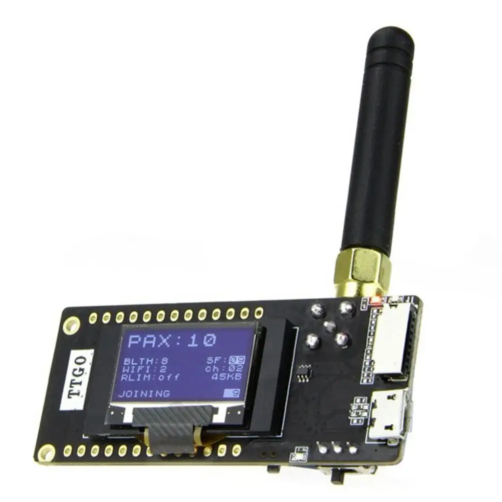 0.96인치 OLED 렌즈 Wifi 보드 모듈 SMA 안테나 로라 호환 개발 키트(메이커용)
