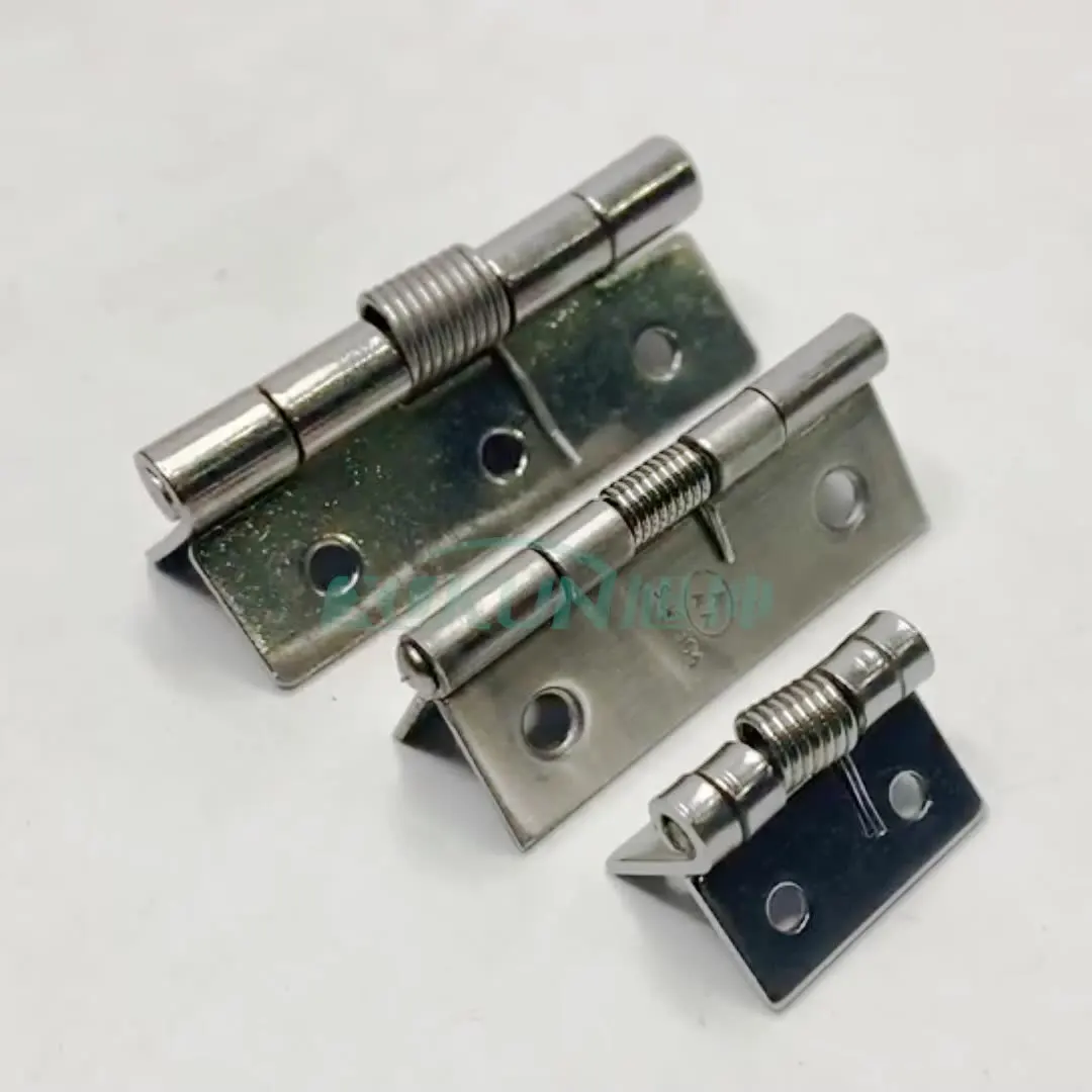 

XK518-25 Stainless steel spring reset hinge automatic closing hinge 32mm*25mm*1.5mm 30pcs