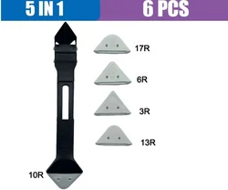 Silicone Scraper and Sealant Finishing Tool Set (5in1 Metal Scraper)