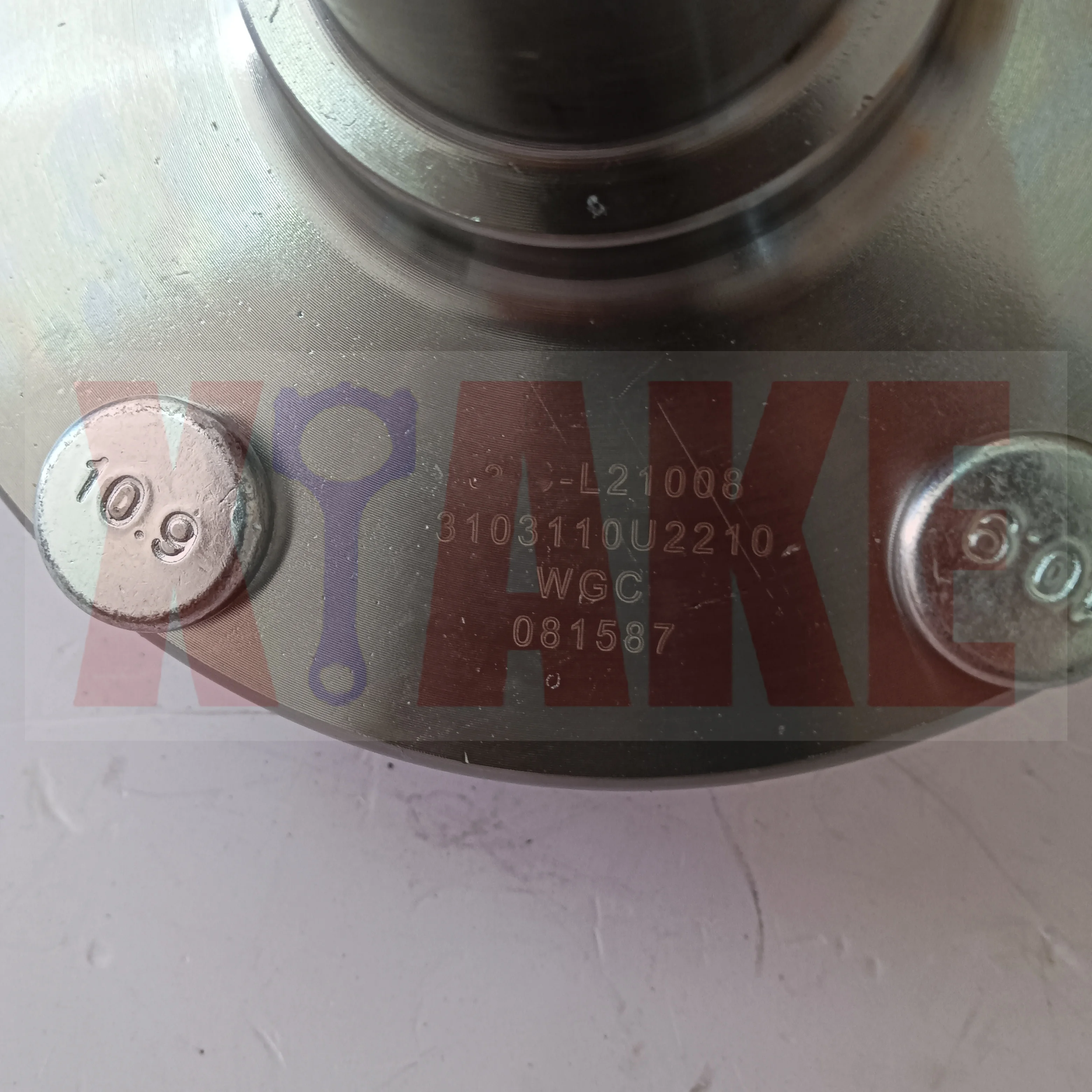JAC S3 SEI 3 T50 DR4 EVO4용 프론트 휠 허브 베어링 허브 플랜지 2901520U2210ZX 3103110U2210