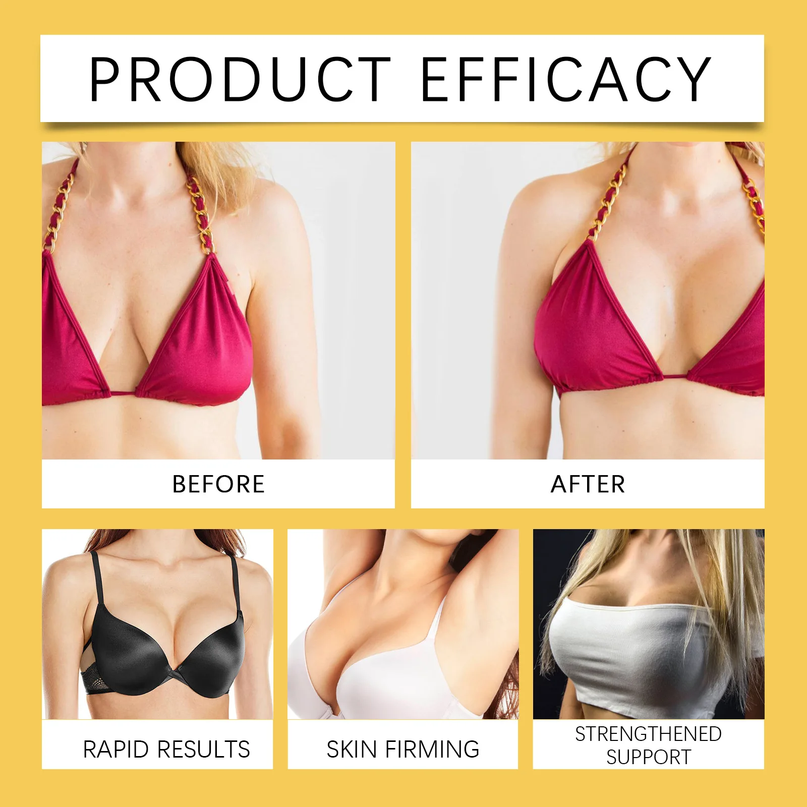 Bee Venom Breast Enlargement Cream Patch 24Pcs For Breast Fast Growth Chest
