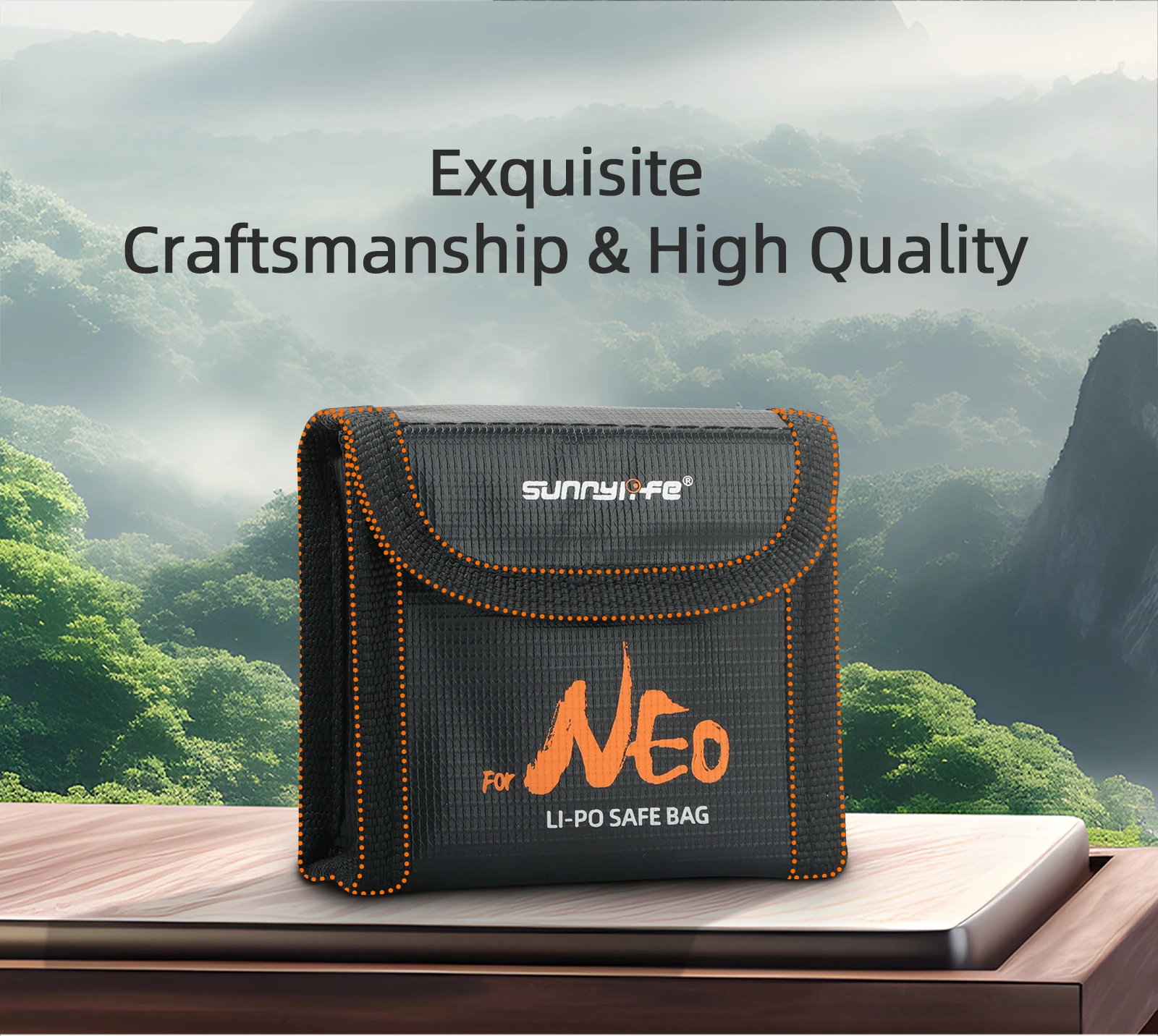 Sac antidéflagrant Sunnylife pour batterie DJI NEO - 1/2/3 piles