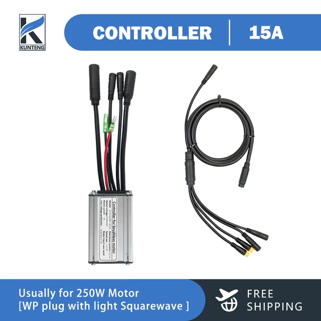 KT Ebike Controller 36V48V 250W1000W Squarewave/Sinewave Controller