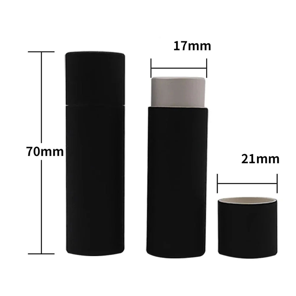 50PCS Push-Up Tubes Lippenbalsam Kraft Papier Rohr Leere Lippenstift Rohr Abbaubare Kosmetische Behälter Solide Deodorant Paste Rohr – Detail 3