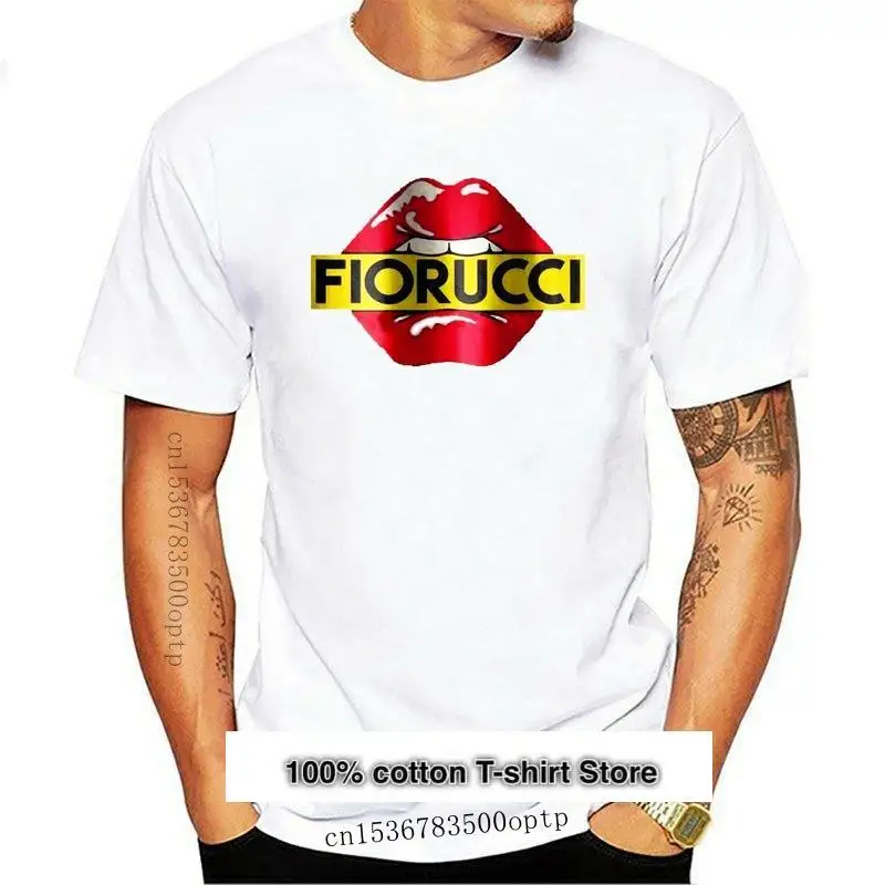 Camiseta De Manga Corta Con Estampado De Fiorucci, Camiseta De Calidad Prermium, Nueva