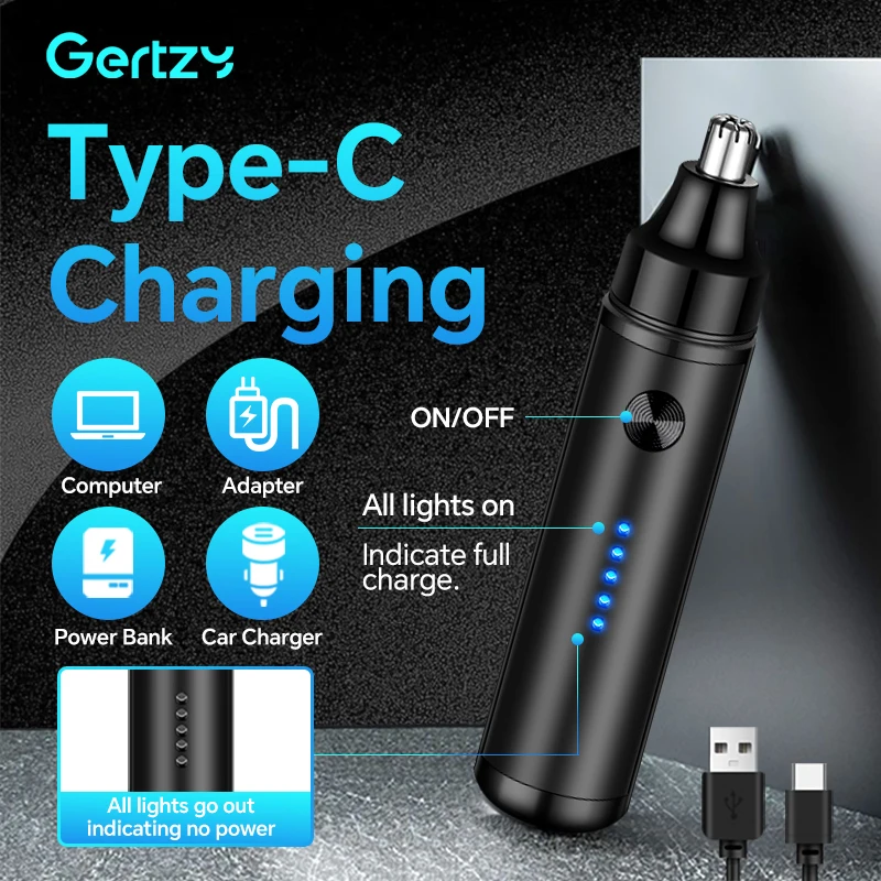 Painless rechargeable nose hair trimmer – an efficient nose and ear hair trimmer, the perfect holiday gift for daily beauty BEST SELLERS Painless rechargeable nose hair trimmer – an efficient nose and ear hair trimmer, the perfect holiday gift for daily beauty BEST SELLERS
