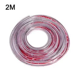 Universal U - Type Car Door Edge Protector - High - Quality Rubber Anti - Collision Strip (2M Transparent)