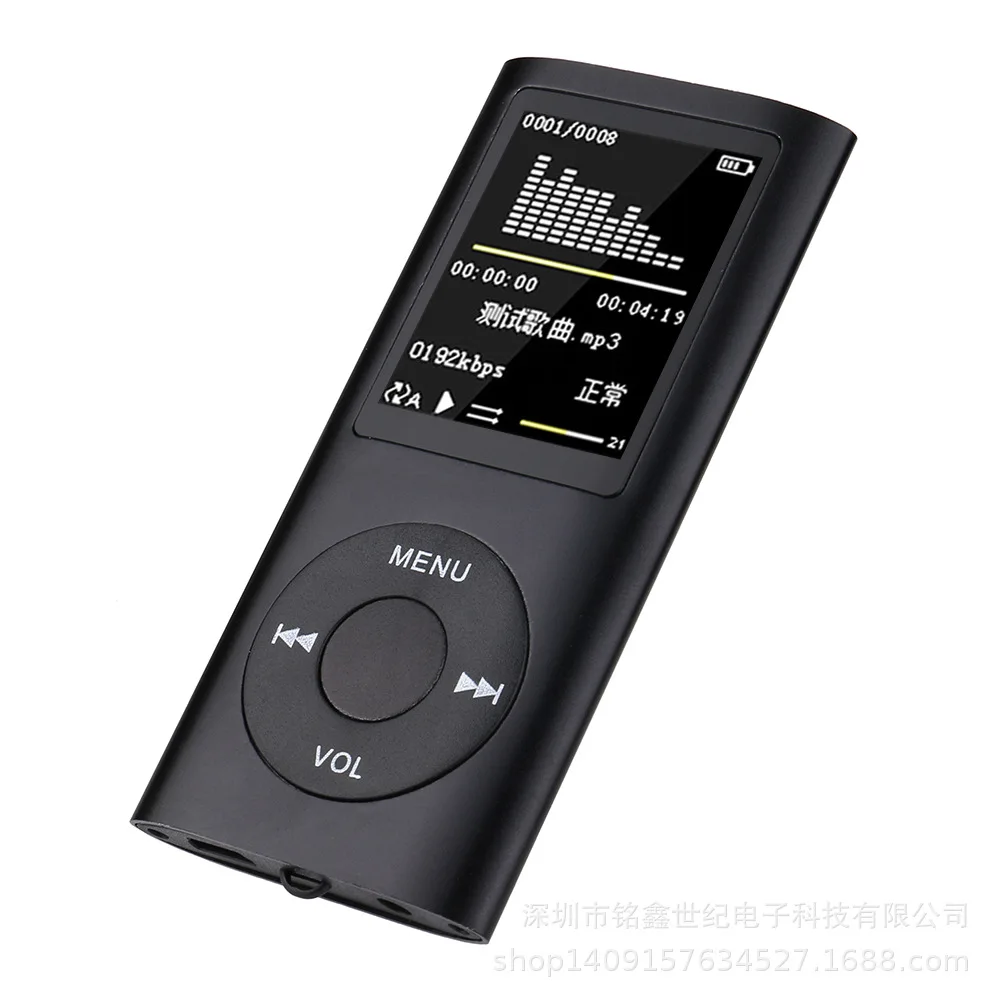 Mp3 Player With Headphones Screen Lecteur Music Mp4 FM Radio Receiver Record Digital Audio For Running Sports Mini MR Portable 