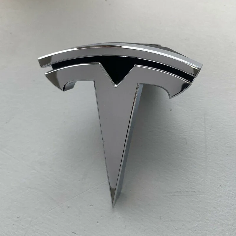 

Передняя решетка T логотип значок для Tesla Model X 2016-2020 OEM 1047884-99-D 1047884-00-D логотип Tesla Motors