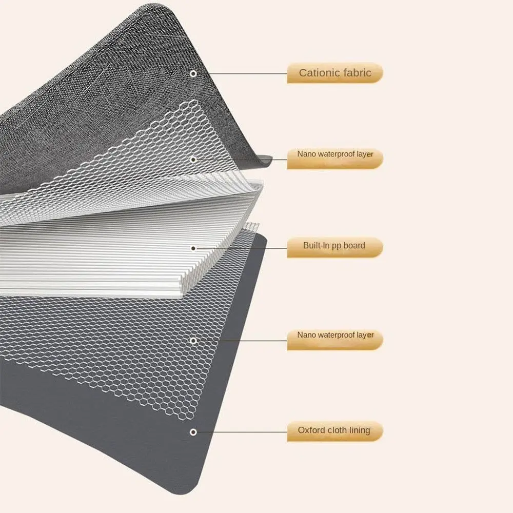 New Grey Clothing Storage Box With Dust Cover Box Home -