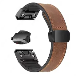Premium Leather Sports Wristband - Quick Fit 26mm (3)