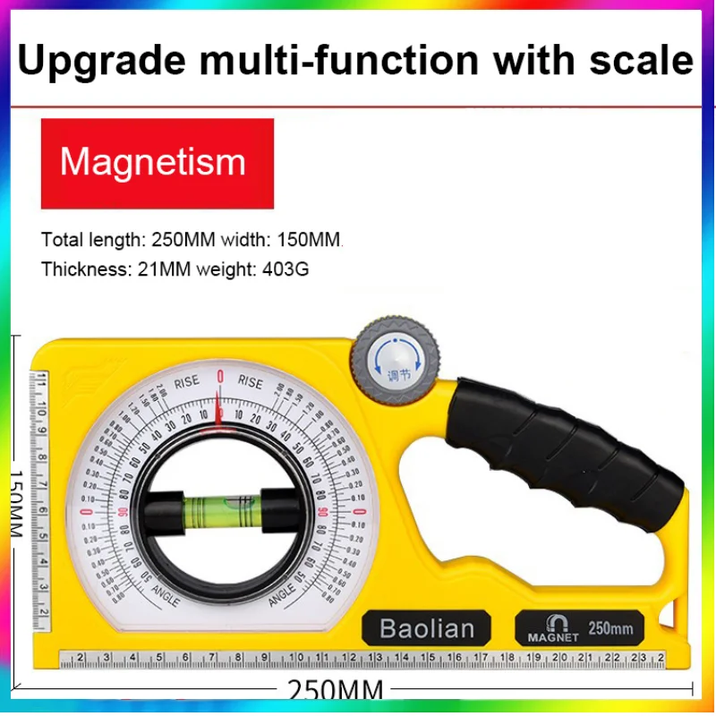 

Construction Tool Magnetic Angle Locator Inclinometer Measuring Instruments Protractors Level Instrument Hand Tools