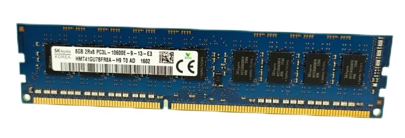 SK hynix 8GB 2Rx8 PC3 PC3L 10600E 1333MHz Pure ECC UDIMM