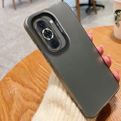 Luxury Metallic Aurora Matte Phone Cover for Huawei Nova 10 Series (IMD black)