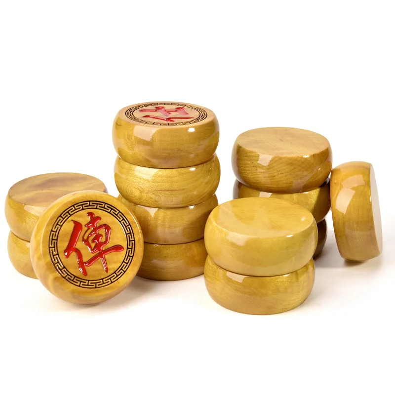 Parks Unique Chinese Chess Wooden  Leather Folding High Quality Chinese Chess Carved Tablero Ajedrez Games To Play In Family