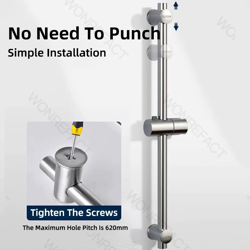 Shower Bracket Adjustable for Bathroom shower rod holder height adjustable shower bar adjustable shower bracket
