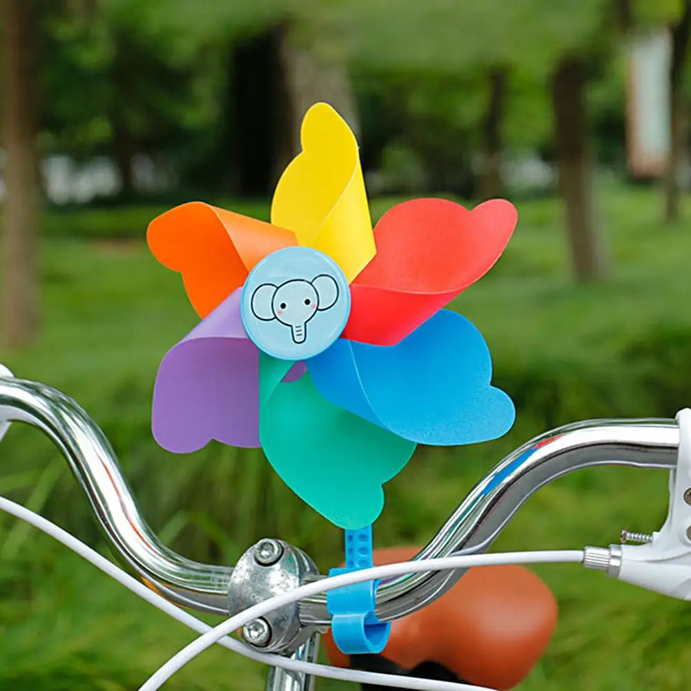 Bicycle Windmill Cartoon Colorful Tassel Fan Blade Long/Short Pole Outdoor Children Bike Pinwheel Cycling Handlebar Accessories