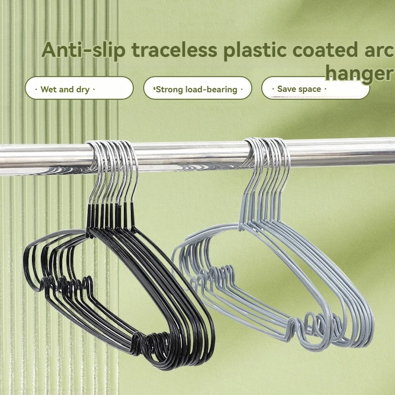 Seamless Clothes Hanger, Household Clothes Hanging Support, Anti-Shoulder Corner, Dormitory Wardrobe, Anti-Slip Hook for Drying
