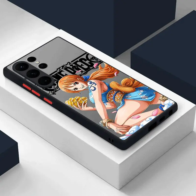 thumbnail image 1 of One Pieces Anime Phone Case for Samsung Galaxy Note 20 Ultra S23 S22 Ultra 5G Note 10 Plus Matte Shockproof Armor Cover, 1 of 5