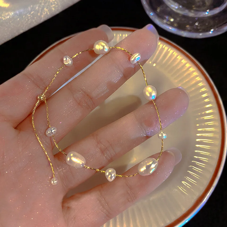 Bracciale vintage con perle multicolore, chiusura a barilotto in argento sterling con perline, regalo di gioielli - Italia