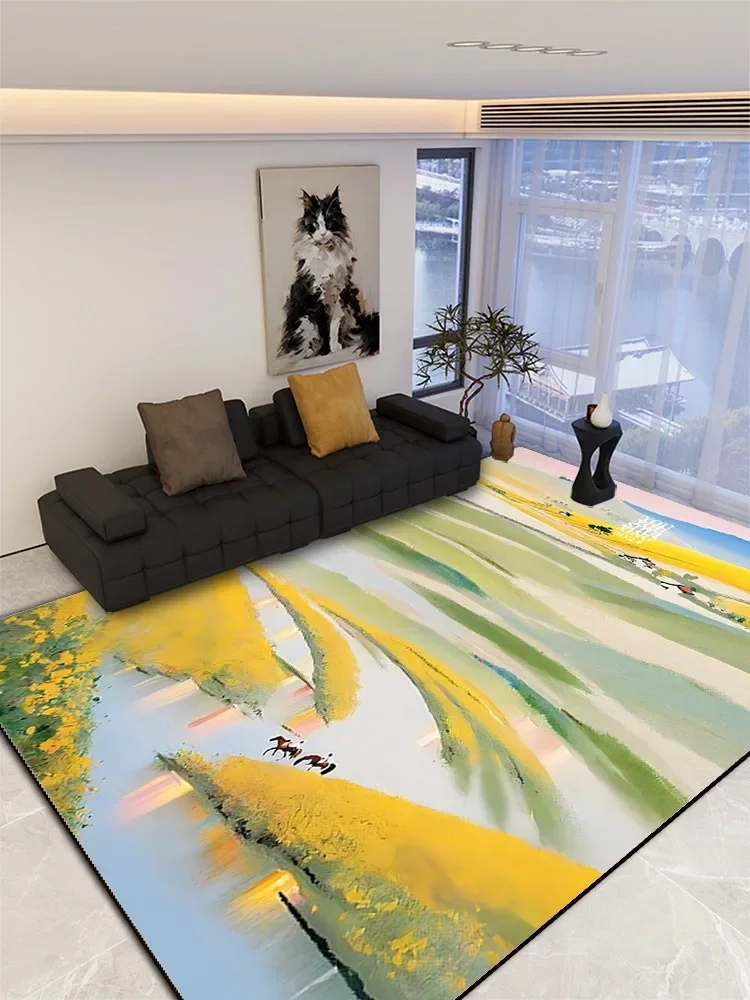 Colorful Abstract Living Room Carpet Pink Leopard Bedroom Plush Rug Large Area Home Sofa Coffee Table Floor Mats Ковер Tapete 러그