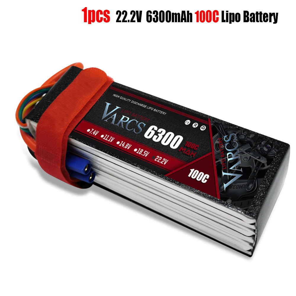 

Batteries Lipo VARCS 7.4V 7.6V 11.1V 15.2V 14.8V 22.2V 2S 3S 4S 6S 5200Mah 6300Mah 6500mAh 6200mAh 6750mAh 8000mAh 7000mAh
