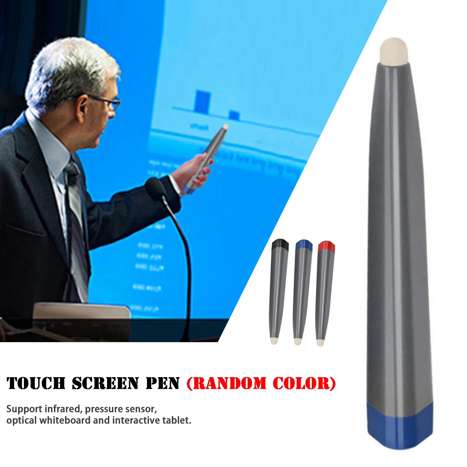 Penna per lavagna elettronica stile 3 pezzi Infrarossi Penna tattile per lavagna interattiva Infrarossi Touch screen all-in-one Stilo ottico  21