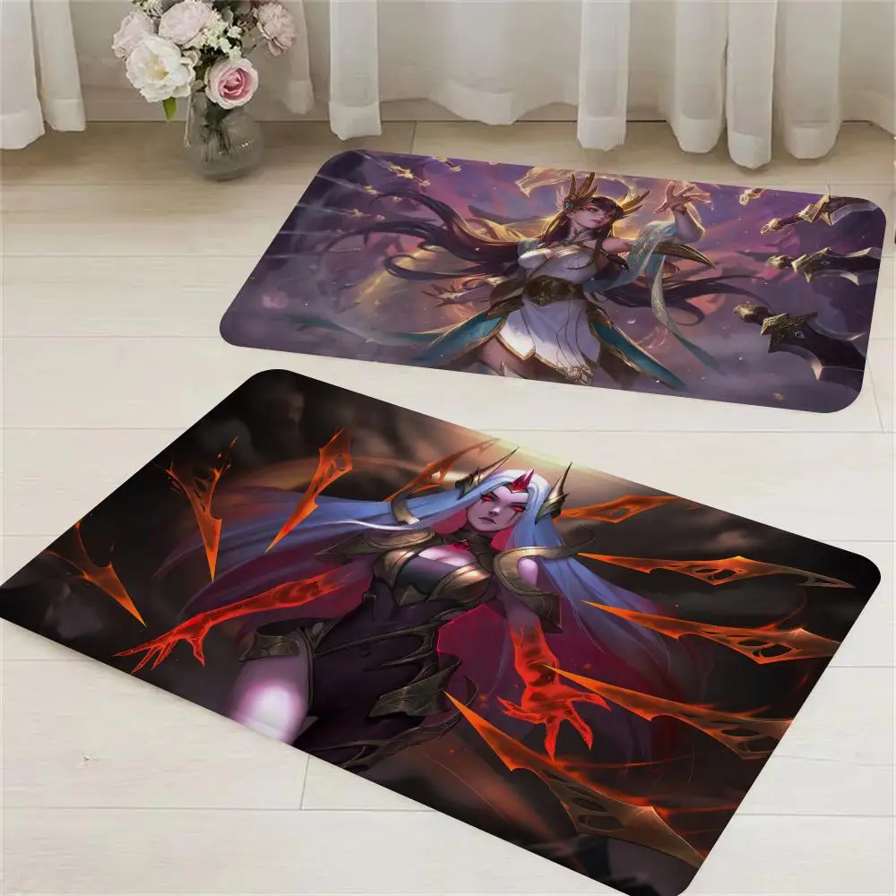 

Irelia LOL League of Legends Floor Mat Room Mats Washable Non-Slip Living Room Sofa Chairs Area Mat Kitchen Alfombra