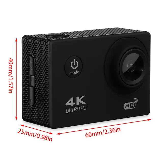  Tgoon Cámara de acción DV, 7 colores ABS 32 GB máximo mini  videocámara con mini cámara deportiva DV para película fascinante deportes  acuáticos para una vida récord (plata) : Electrónica