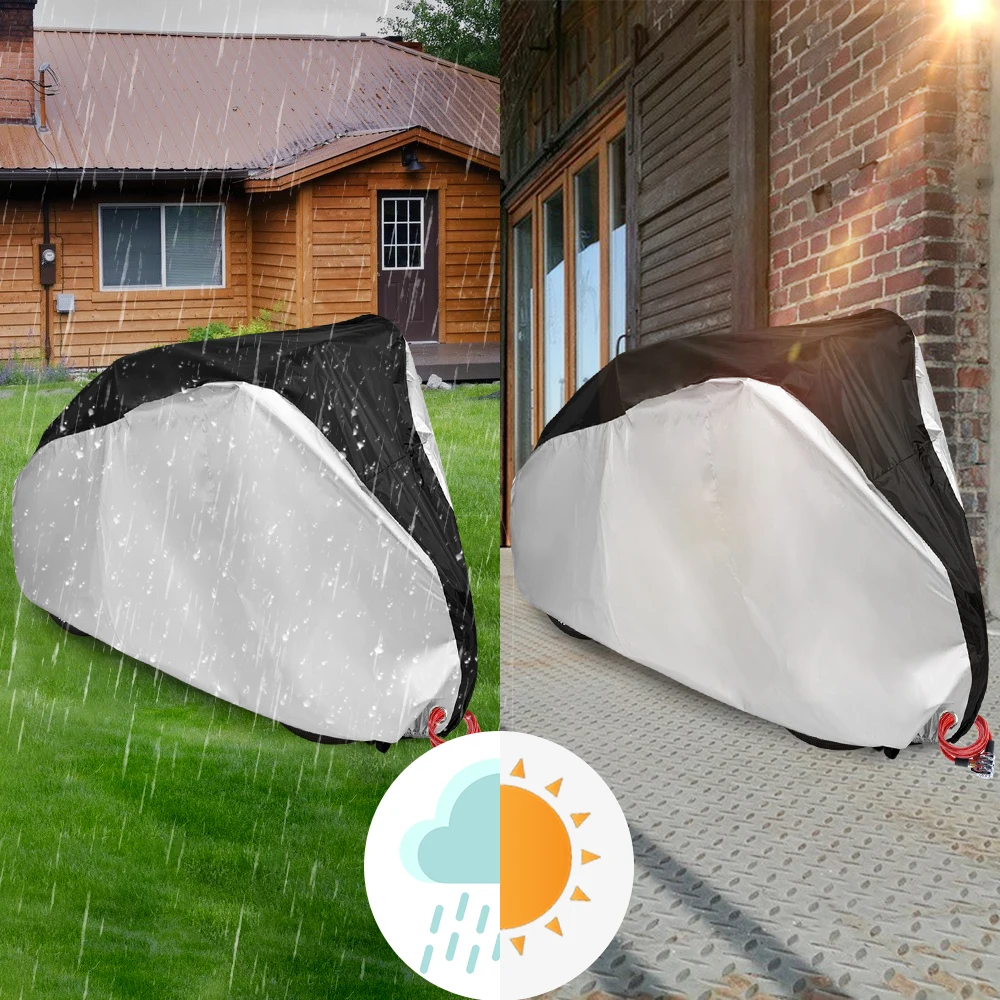 Bicycle Protective Cover Rain Snow UV Dust Protector for Motorcycle Waterproof Mountain Bicycle accessories для велосипеда New 4 Bicycle Protective Cover Rain Snow UV Dust Protector for Motorcycle Waterproof Mountain Bicycle accessories для велосипеда New 4