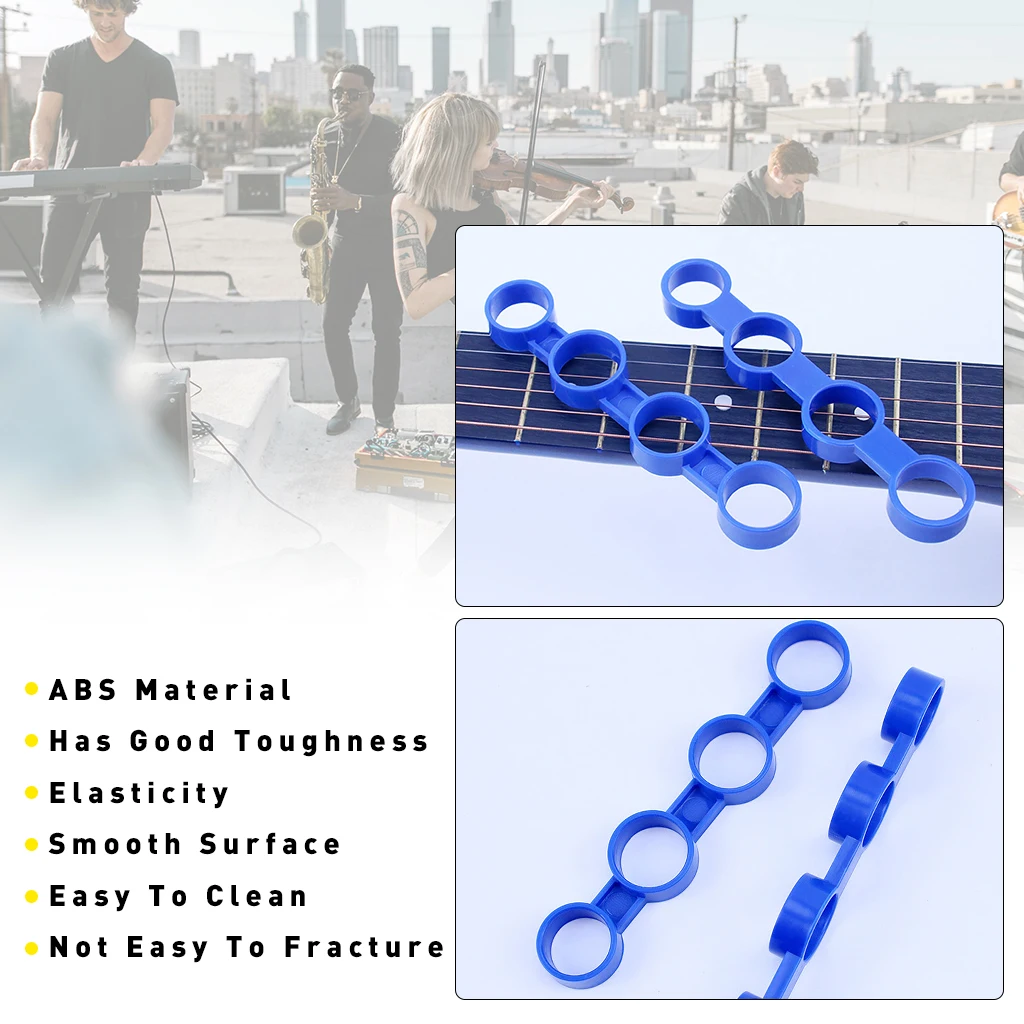 Guitar Finger Expansion Sleeves Ukulele Accessories Finger Force Piano Span Practice Electric Acoustic Guitar