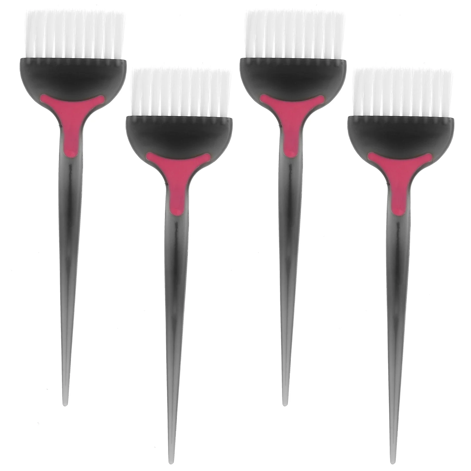 

4 Pcs Barbershop Hair Coloring Brush Dye Hairbrush Home Accessories Comb The Tool Abs