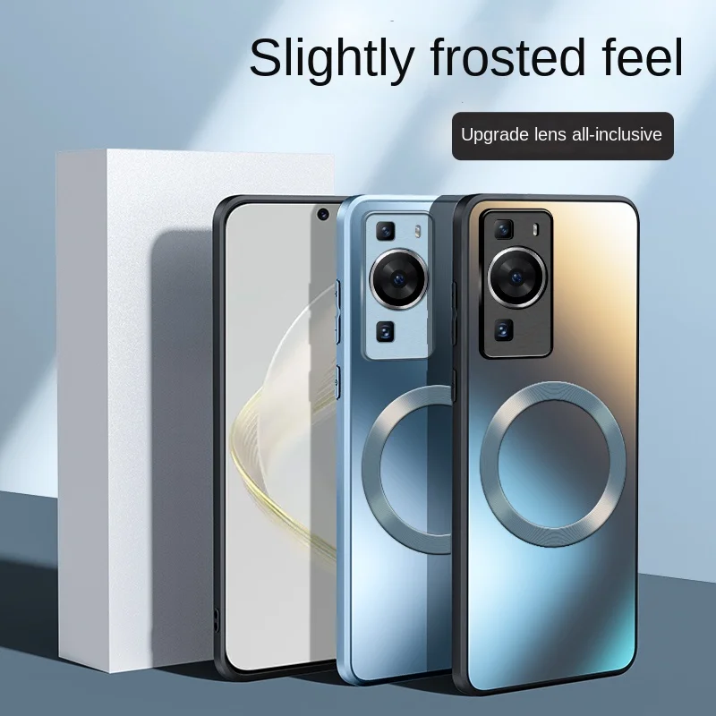 Sleek Magnetic Wireless Charging Protective Case - Hard Matte Finish