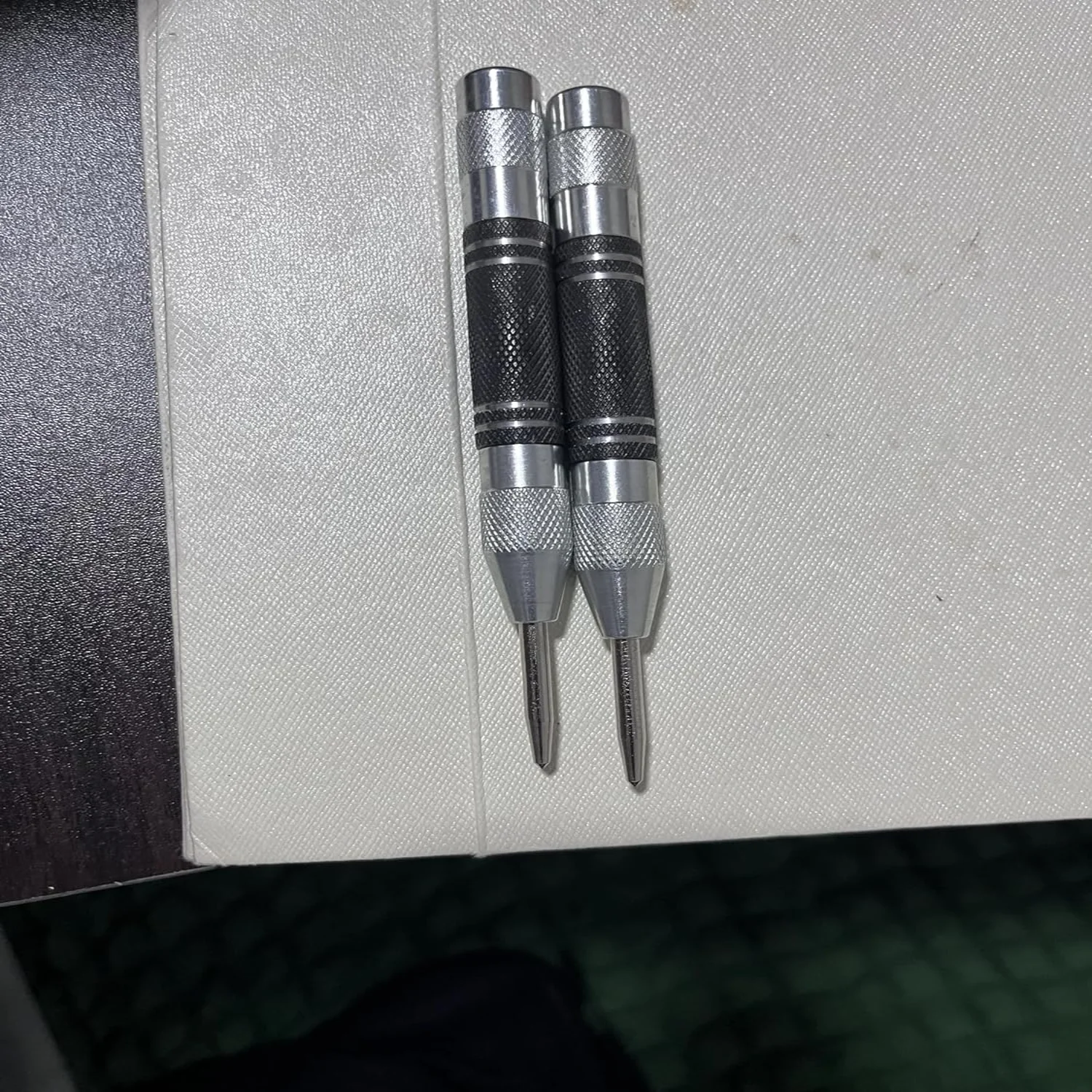 Durable Professional Grade Heavy Duty Adjustable Steel Center Hole Marker Scriber Tools-Pack of 2 for Precision Craftsmanship