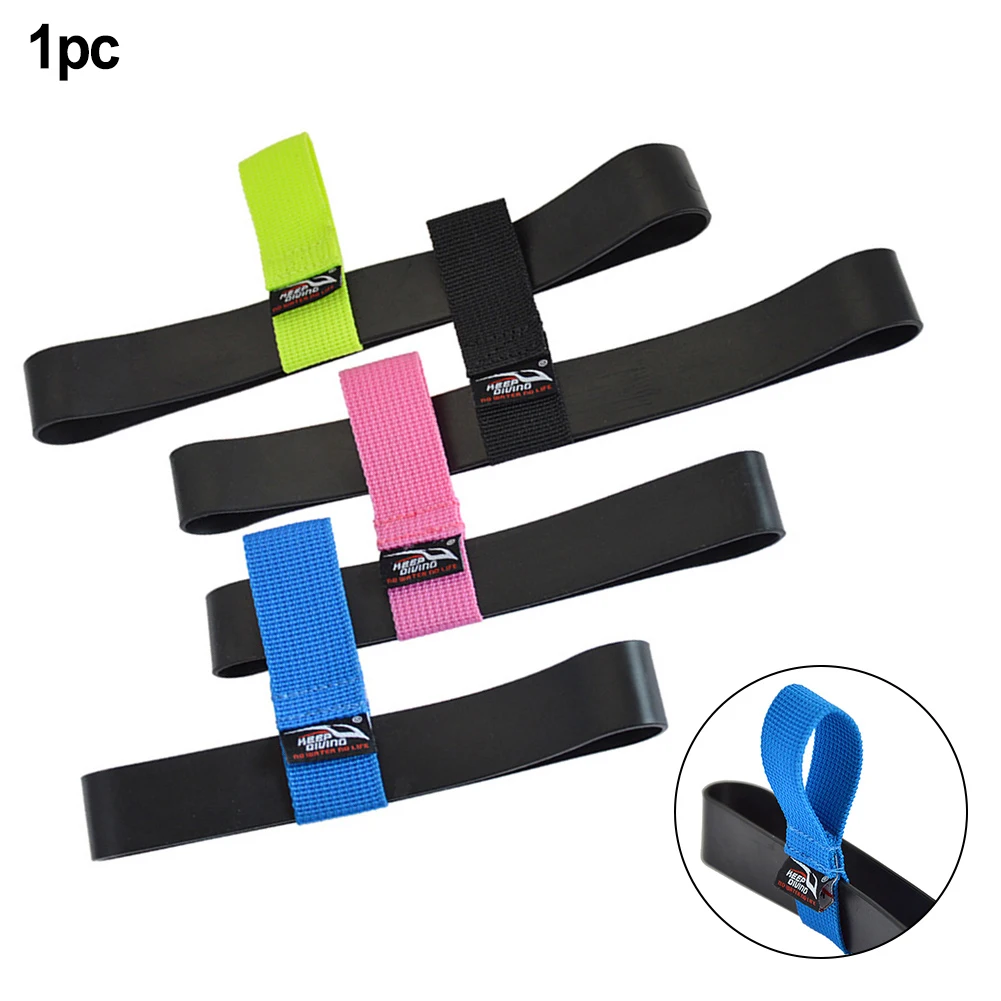 1pcs Diving Tank Cylinder Strap Multipurpose Diving Retainer Hose Retainer Rubber Strap 6L 11L DIY Multi-color Sewn Webbing Ring