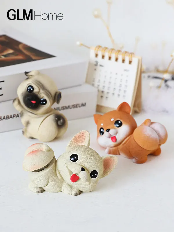 

Hot Selling Cure Mini Pet Creative Living Room Tabletop Home Decoration Girl's Birthday Gift Home Accessories