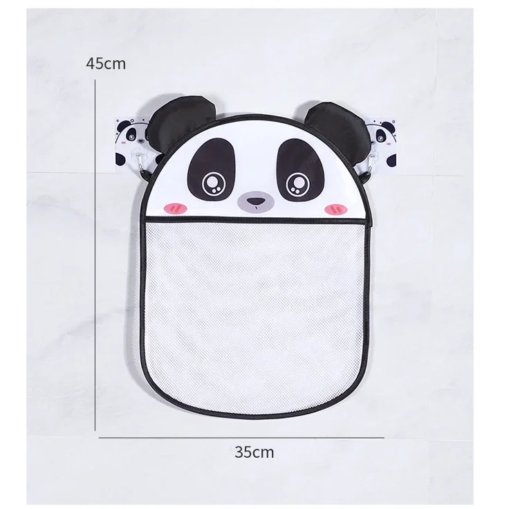 Baby Boy Cartoon Animal Shower Hanging Basket Cute Mesh Bag Bathroom Storage Organizer Holder for Kids Bath Water Toys Net Pouch