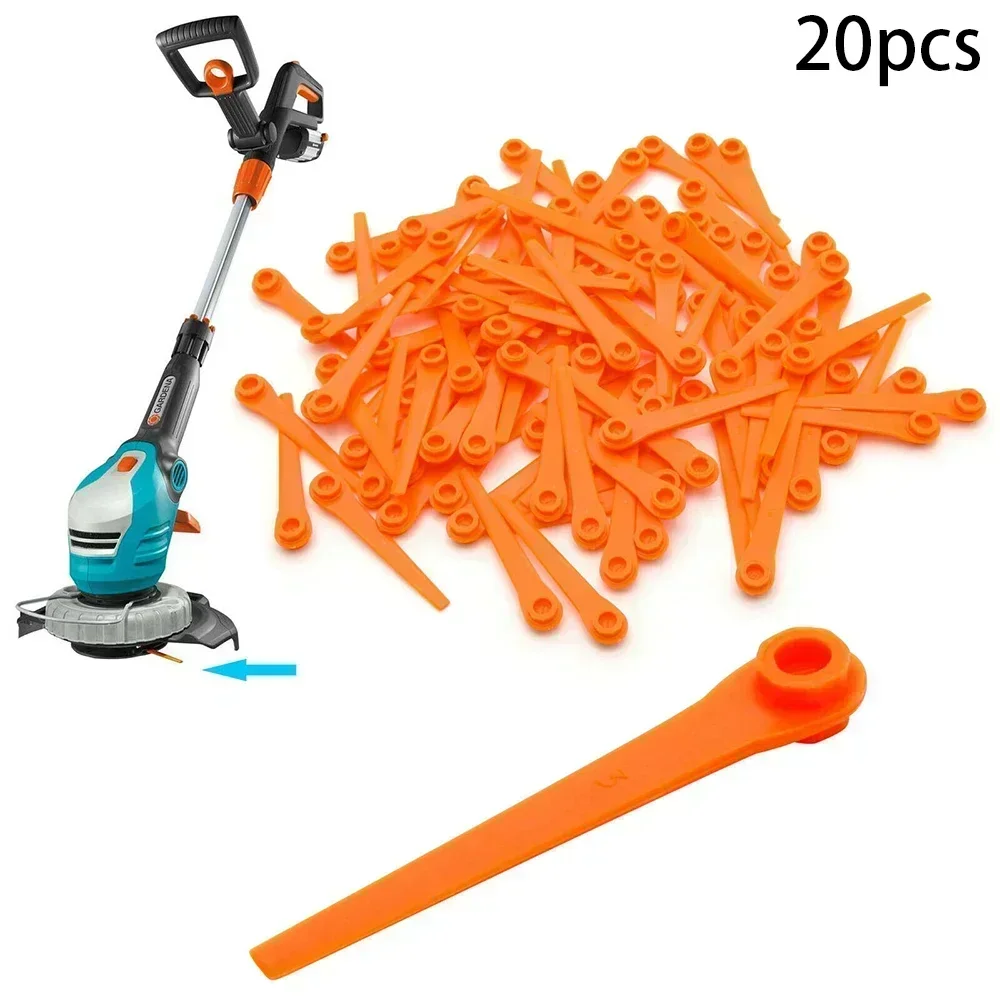 Plastic Grass Trimmer Blades Replacement 20Pcs For Gardena 9823 9825 9820 9821 strimmer trimmer parts grass trimmer accessory
