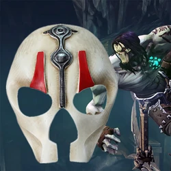 Game Darksiders Wrath of War Cosplay Death Mask Halloween Carnival Party Unisex Resin Mask Masquerade Accessories Prop